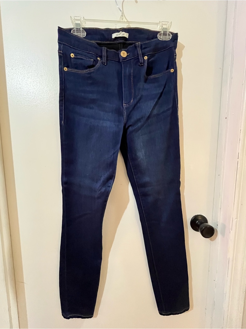 STS Blue Men's Skinny Jeans in Deep Indigo